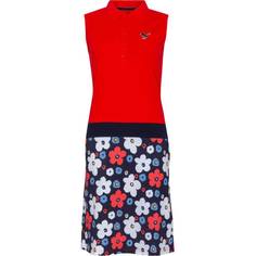 Obrázok ku produktu Dámske šaty Girls Golf Red Flower červené/modré