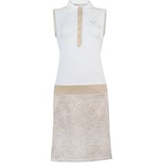 Obrázok ku produktu Dámske šaty Girls Golf FERN C SL bielo-hnedé