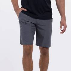 Obrázok ku produktu Pánské golfové šortky TravisMathew SAND HARBOR tmavě-šedé/melír