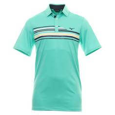 Obrázok ku produktu Pánska polokošeľa Mizuno golf Quick Dry Elite Stripe zelená