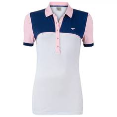 Obrázok ku produktu Dámska polokošeľa Girls Golf TWINKLE biela/ružová