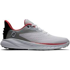 Obrázok ku produktu Pánske golfové topánky Footjoy Athletic Flex XP biele/šedé/červené, medium strih