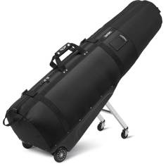 Obrázok ku produktu Cestovný obal na golfový bag Sun Mountain Club Glider Journey Black s podpornou konštrukciou s kolieskami