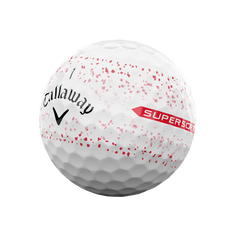 Obrázok ku produktu Golfové míčky Callaway Supersoft White 24, limitovaná edice RED SPLATTER, 3 balení