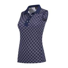 Obrázok ku produktu Women's polo shirt PAR69 Bingo Polo S/L dark blue 69 Print