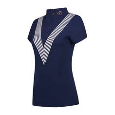 Obrázok ku produktu Women's polo shirt PAR69 Buck Top  S/S tmavoblue
