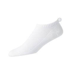 Obrázok ku produktu Dámske ponožky Footjoy ProDry Light Weight Roll Tab POM-POM biele