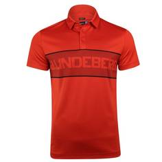 Obrázok ku produktu Pánská polokošile J.Lindeberg Golf ADE REG FIT TX JAQUARD červená