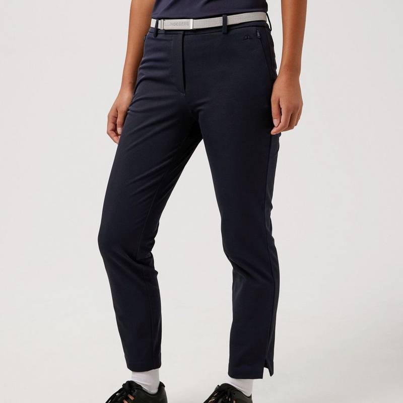 Obrázok ku produktu Dámské kalhoty J.Lindeberg Lei Fleece Twill Golf tmavěmodré