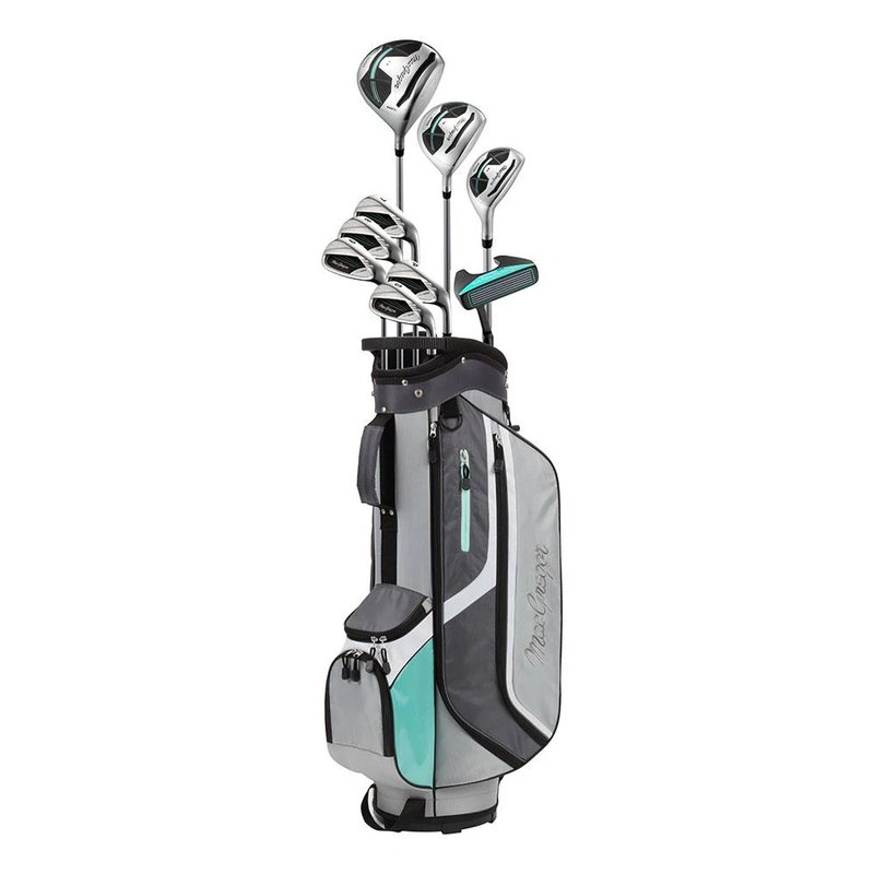 Obrázok ku produktu Dámské golfové hole - kompletní sada MacGregor CG300, Grafitový shaft, prodloužena o 1", cart bag, pro praváky
