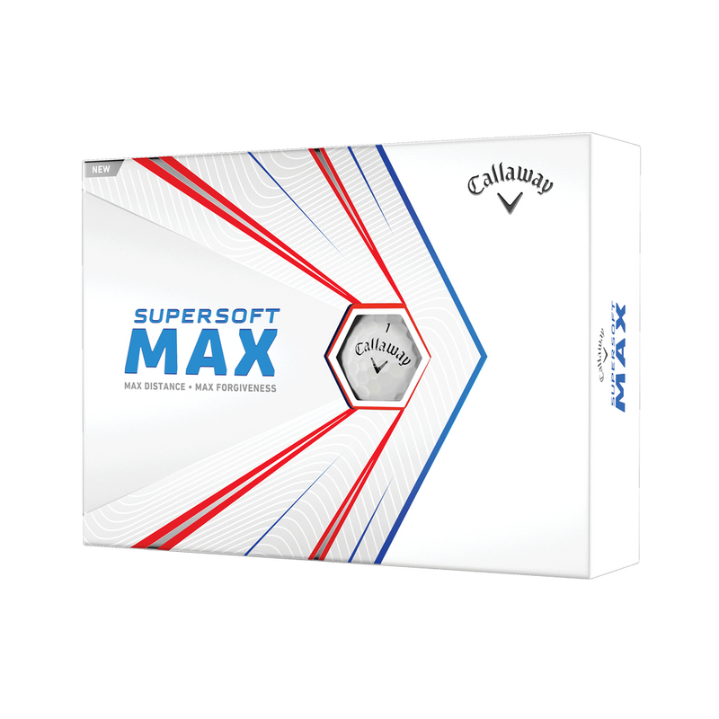 Obrázok ku produktu Golfové míčky Callaway SuperSoft MAX 21, 3-bal., bílé - větší míčky