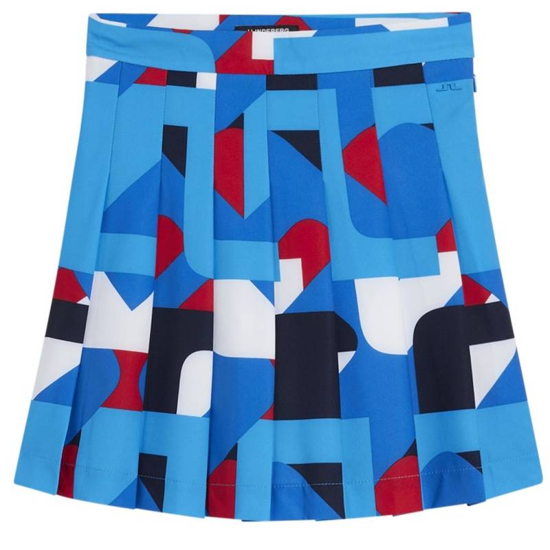 Obrázok ku produktu Dámská sukně J.Lindeberg Golf Adina Print modrá/potisk velké logo