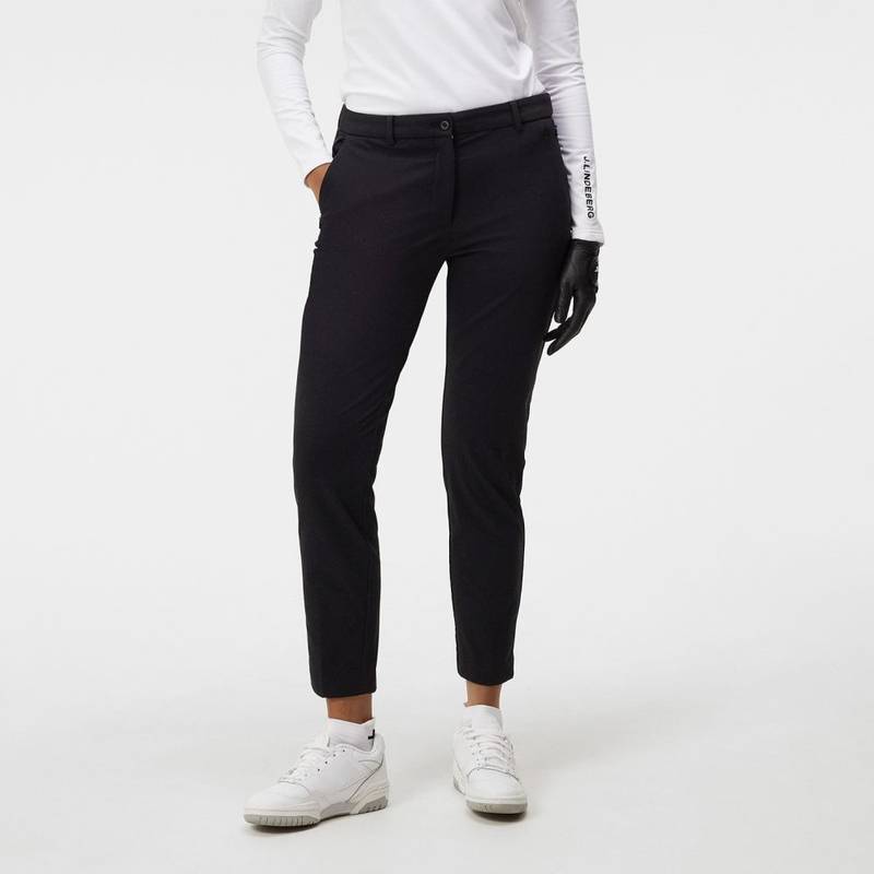 Obrázok ku produktu Dámské kalhoty J.Lindeberg Lei Fleece Twill Pant Black