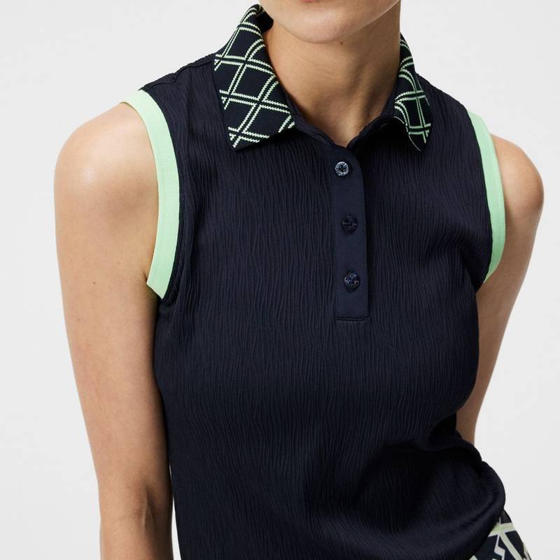 Obrázok ku produktu Women's polo shirt J.Lindeberg Golf Lila SL Top blue