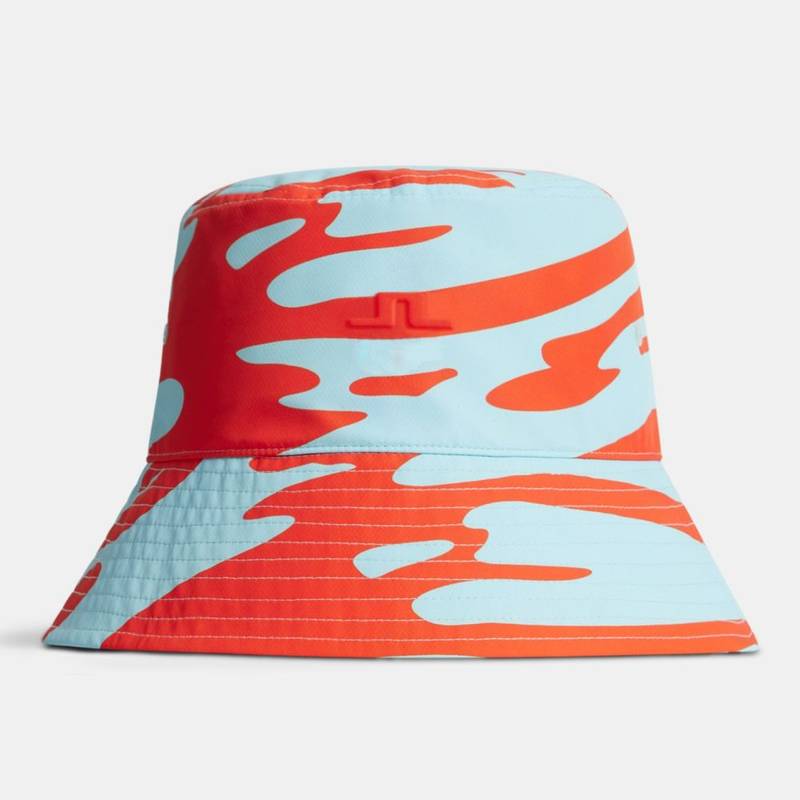 Obrázok ku produktu Dámský klobouk J.Lindeberg Golf Rosa Print oranžový/modrý