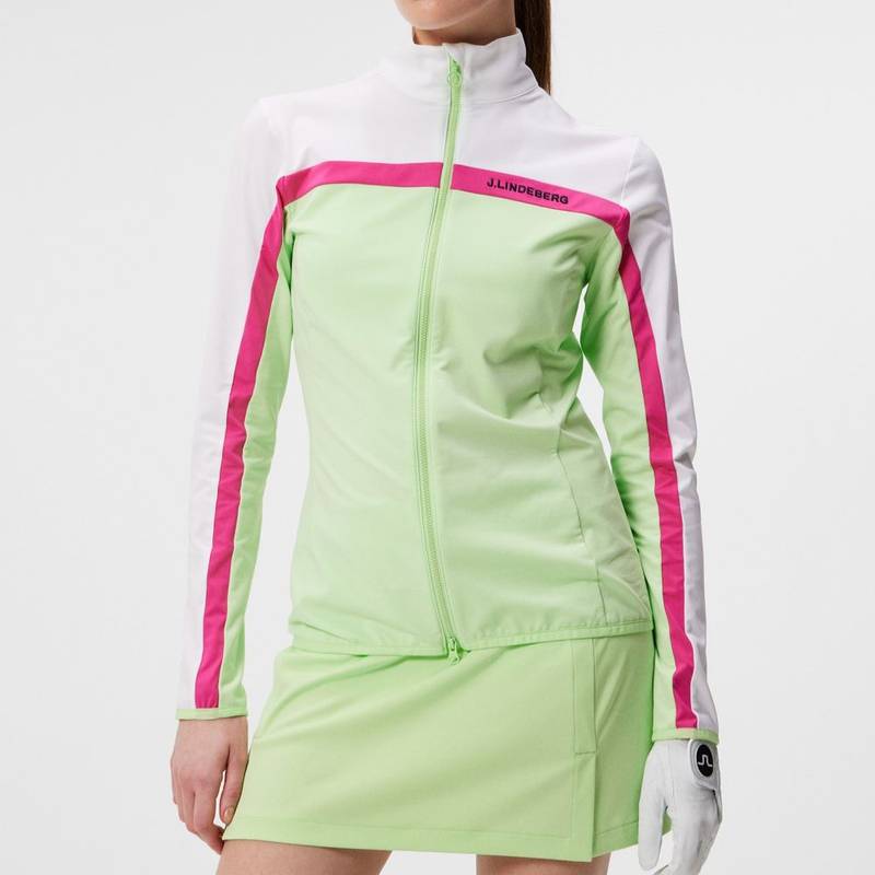 Obrázok ku produktu Women's hoodie J.Lindeberg Golf Seasonal Janice white-green
