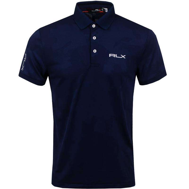 Obrázok ku produktu Mens Polo-Shirt Ralph Lauren RLX Jacquard PF SS KNIT blue camo