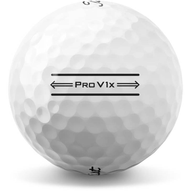 Obrázok ku produktu Golf balls Titleist Pro V1x Alignment 21, with lines for better aiming,  3-pack,