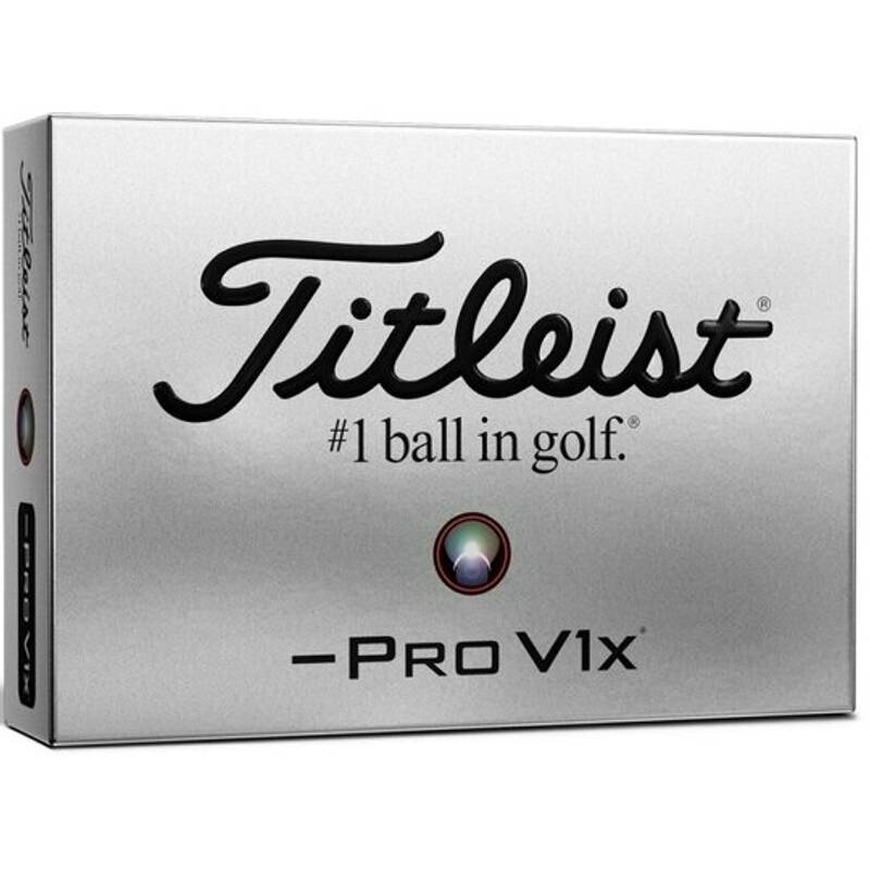 Obrázok ku produktu Golfové míčky Titleist Pro V1x Left Dash 21, 3-bal., nízko spinový míček s tvrdším pocitem