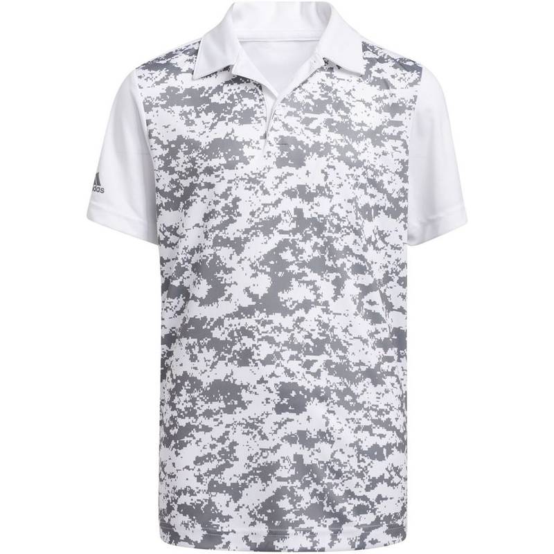 Obrázok ku produktu Junior Polo-Shirt adidas golf Digital Camo Boys white with camo print