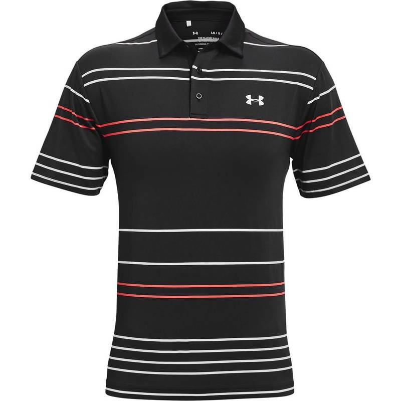 Obrázok ku produktu Men's polo shirt Under Armor golf Playoff Polo 2.0 black with stripes