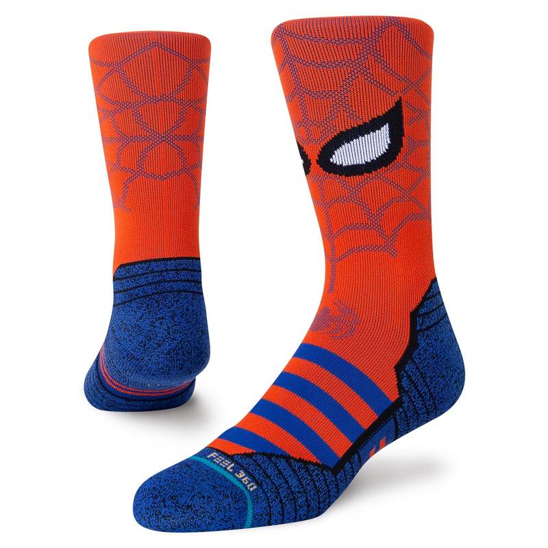 Obrázok ku produktu Unisex high socks STANCE - edícia  SPIDER Man - orange-blue
