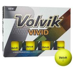 Obrázok ku produktu Golfové loptičky Volvik Vivid - žltá, 3-balenie