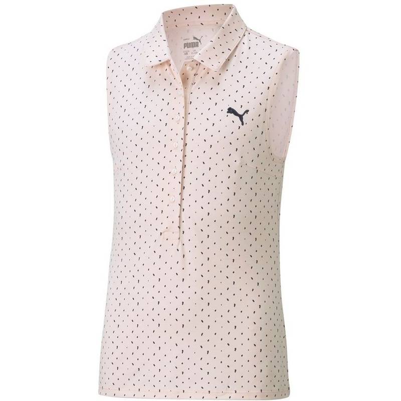 Obrázok ku produktu Junior girls Polo-Shirt Puma Golf Cloudspun SL Polka pink