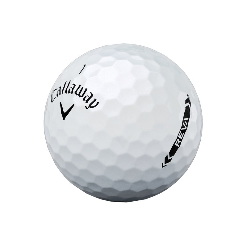 Obrázok ku produktu Golf balls Callaway  REVA PEARL 21  white, 3-pack,white - bigger balls