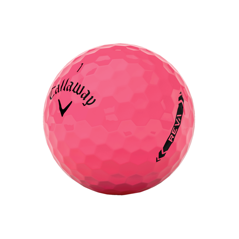 Obrázok ku produktu Golfové míčky Callaway  REVA PINK 21-růžové, 3-bal., - větší míčky