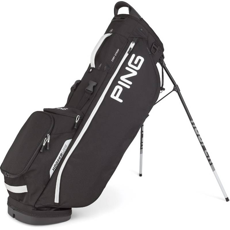 Obrázok ku produktu Golfový bag Ping Stand Hoofer Lite 201 11 TRBLK Black/Black/White Double Strap