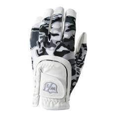 Obrázok ku produktu Golfová juniorská  rukavica  Wilson FIT ALL, White/ Black/ Grey Camo,  univerzálna veľkosť