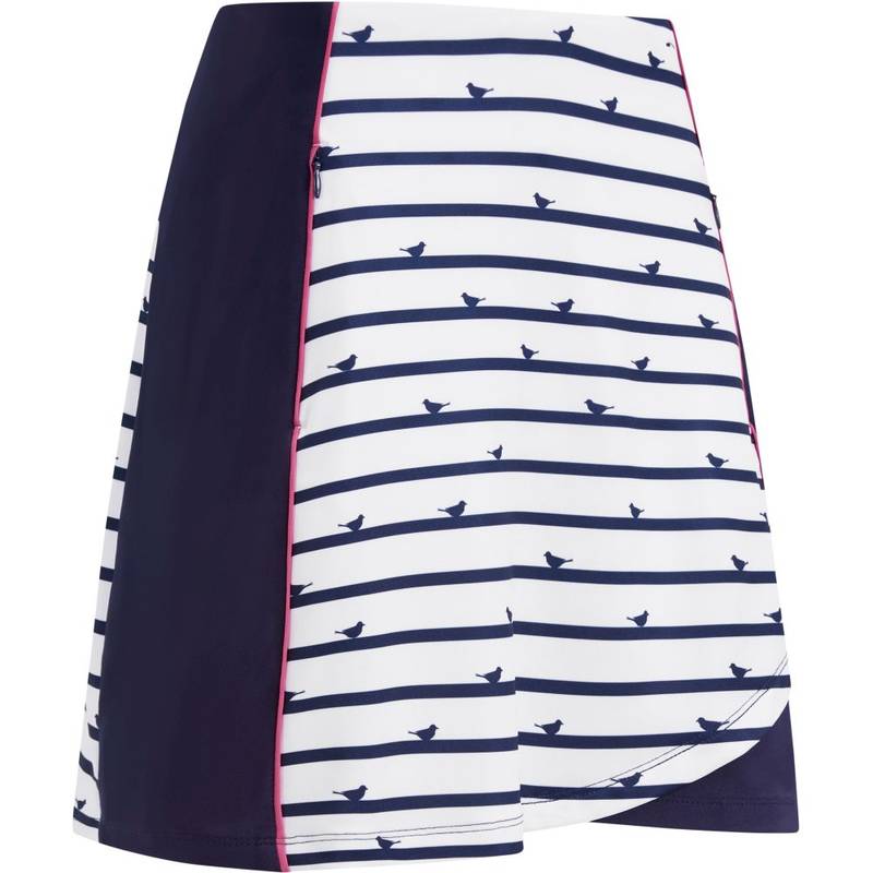 Obrázok ku produktu Dámska sukňa Callaway Golf BIRDIE STRIPE bielo-modrá