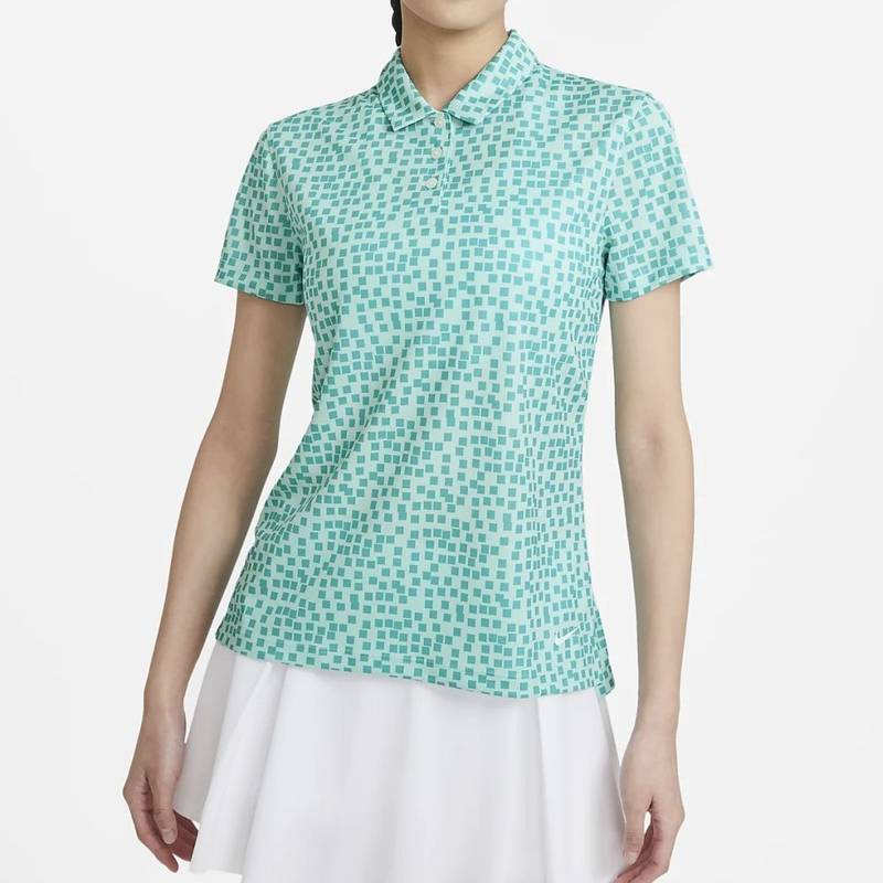 Obrázok ku produktu Women's polo shirt Nike Golf DRY SS GRID PRT POLO blue