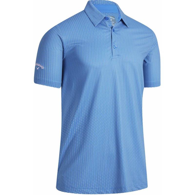 Obrázok ku produktu Men's Polo-shirt Callaway Golf ALL OVER PRINTED POLO blue