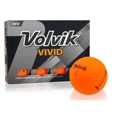Obrázok ku produktu Golfové loptičky Volvik Vivid - oranžová, 3 - balenie