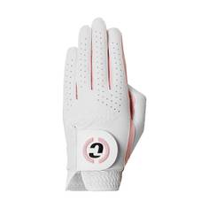 Obrázok ku produktu Dámska golfová rukavica Duca del Cosma Elite Pro Yasmine pre praváčky biela/ružové doplnky