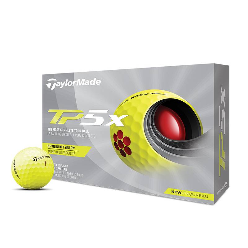 Obrázok ku produktu Golfové míčky Taylor Made TP5 x 21 - žlté, 3ks bal.