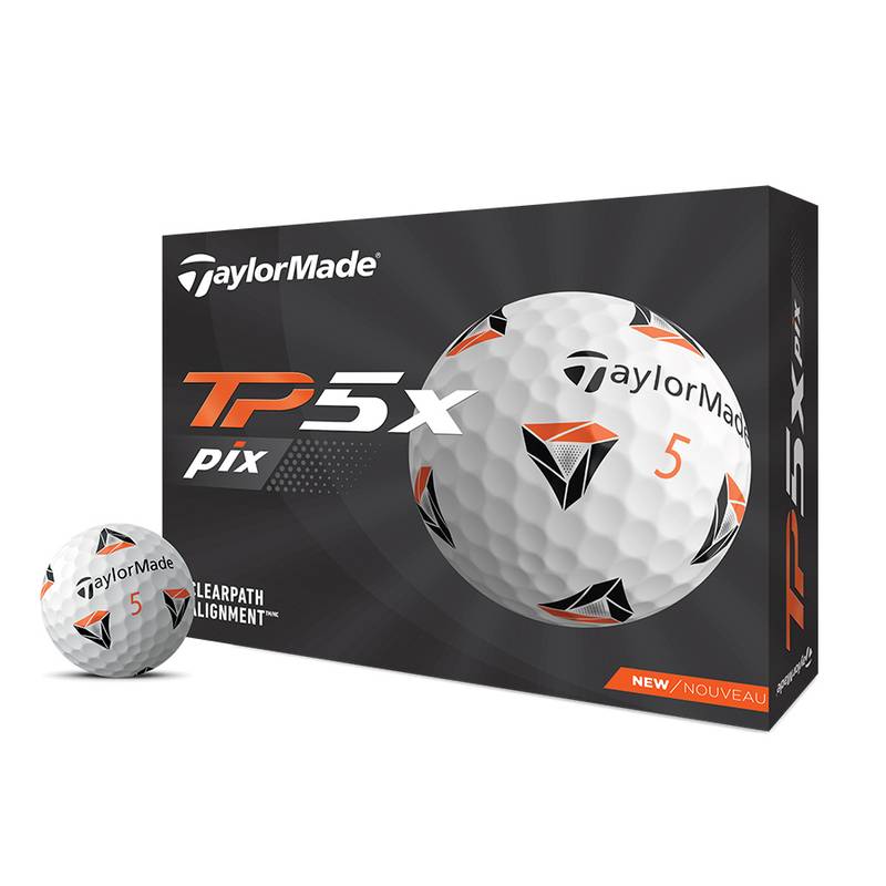 Obrázok ku produktu Golfové míčky Taylor Made TP5 x pix 21 - bílé, 33ks bal.