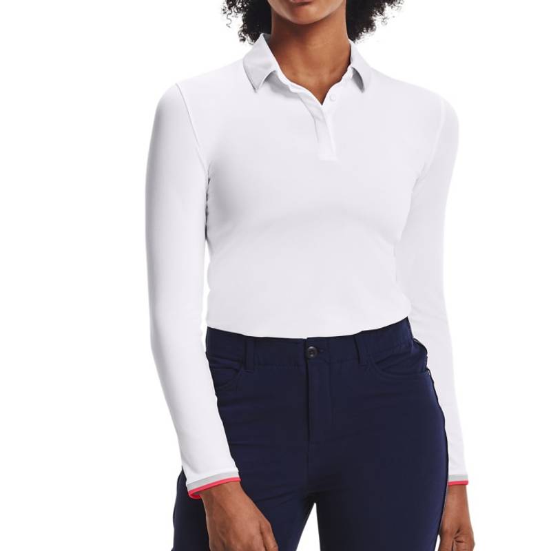 Obrázok ku produktu Ladies Polo-Shirt Under Armour Golf Zinger LS Polo white