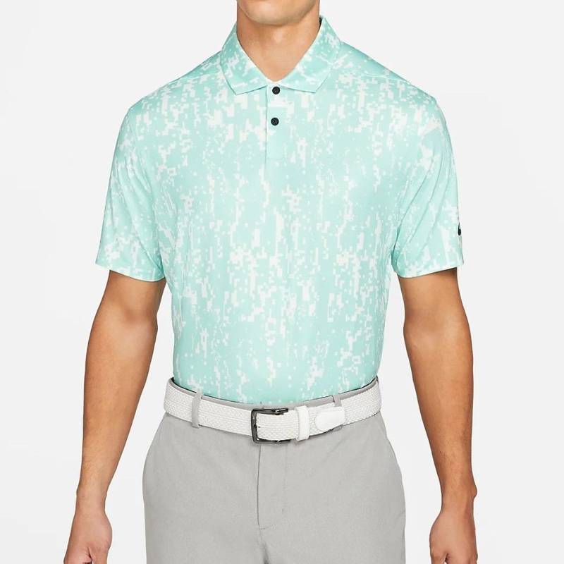 Obrázok ku produktu Mens Polo-Shirt Nike golf DF VPR GRFX POLO turquoise/camo print
