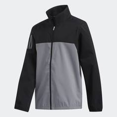 Obrázok ku produktu Juniorská bunda adidas golf Provisional Rain čierna/šedá