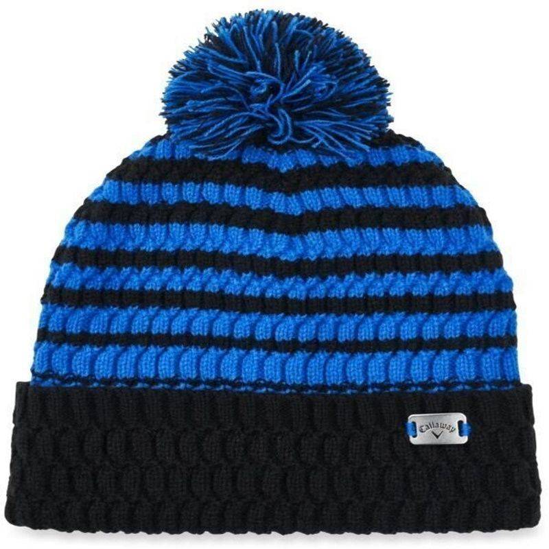 Obrázok ku produktu Unisex Winter Hat Callaway Golf Pom Pom blue-black