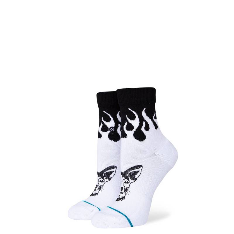 Obrázok ku produktu Unisex ponožky STANCE SAMMYS QUARTER bielo-čierne