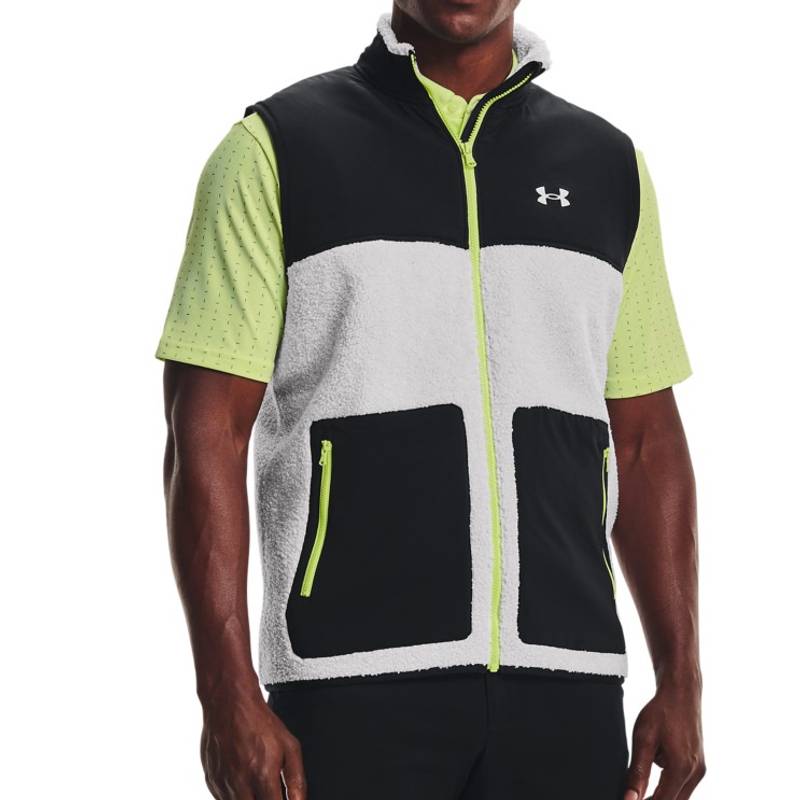 Obrázok ku produktu Pánská vesta Under Armour golf Sweaterfleece Pile šedá