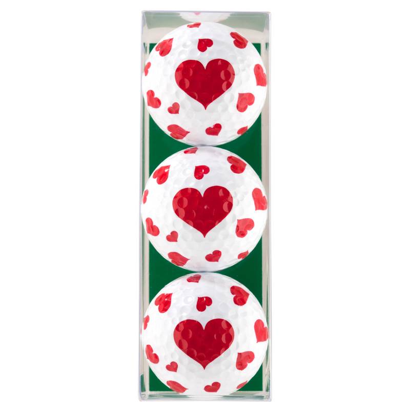 Obrázok ku produktu Unisex darčekové balenie  loptičiek "Srdce" 3-balenie