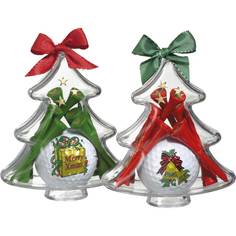Obrázok ku produktu Unisex darčekové balenie stromček s loptičkou a tíčkami "Merry Xmas"
