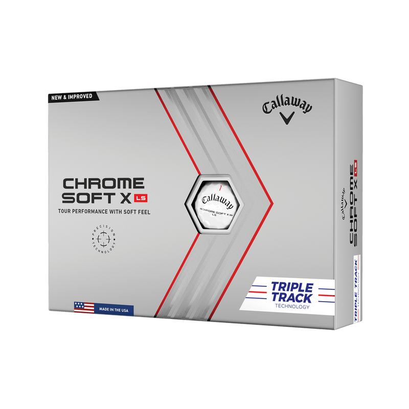 Obrázok ku produktu Golf balls Callaway CHROME SOFT X LS 22, white, Triple Track 3-pack