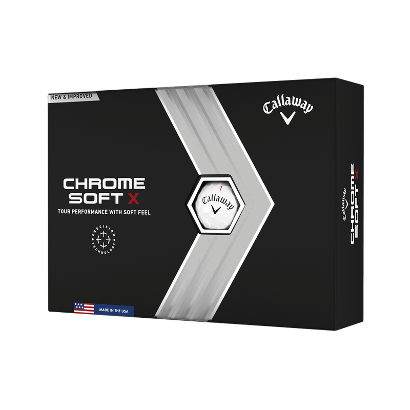 Obrázok ku produktu Golf balls Callaway CHROME SOFT X 22, white, 3-pack