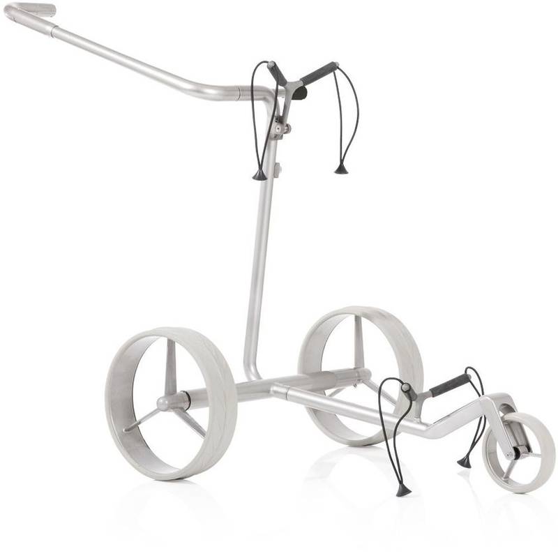 Obrázok ku produktu Elektrický golfový vozík  JuStar CARBON Light, vrátane tasky, dáždnika, držiaka na skorkartu